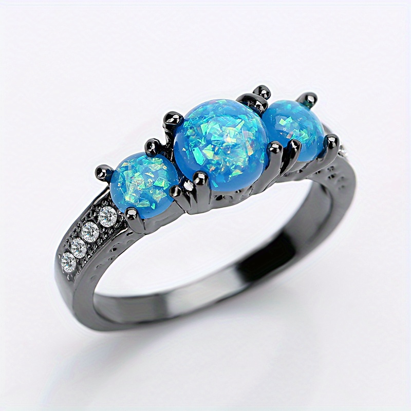 Black and blue on sale promise rings