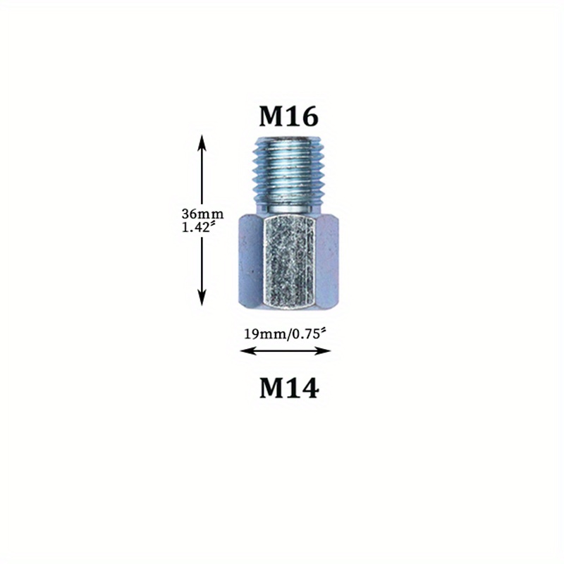 Steel Angle Grinder Adapter - Metric Thread Option M14