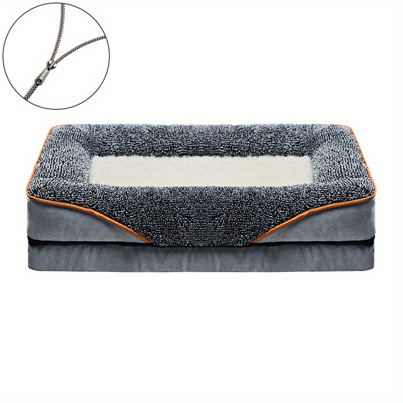 Dog Beds Large Dogs Washable Dog Bed Bolster Dog Sofa Bed Temu