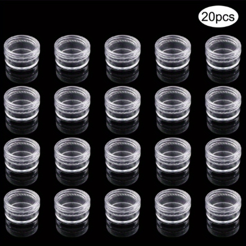 Mini Glass Jar Empty Cosmetic Jars Clear Small Vials Empty - Temu