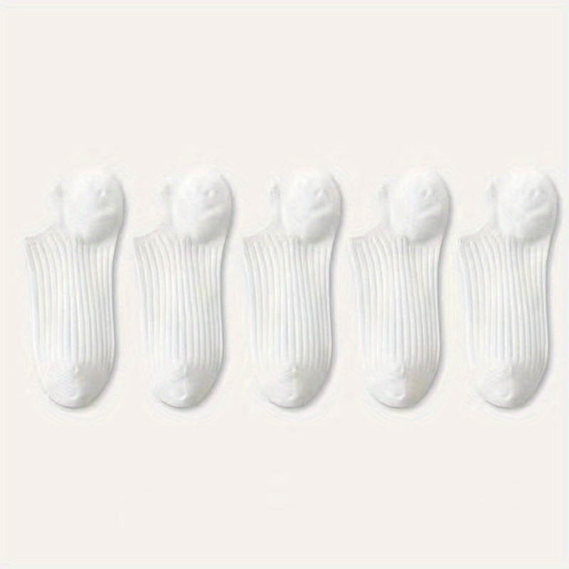 Colorful Ribbed Short Socks Comfy Breathable Elastic Ankle - Temu Canada