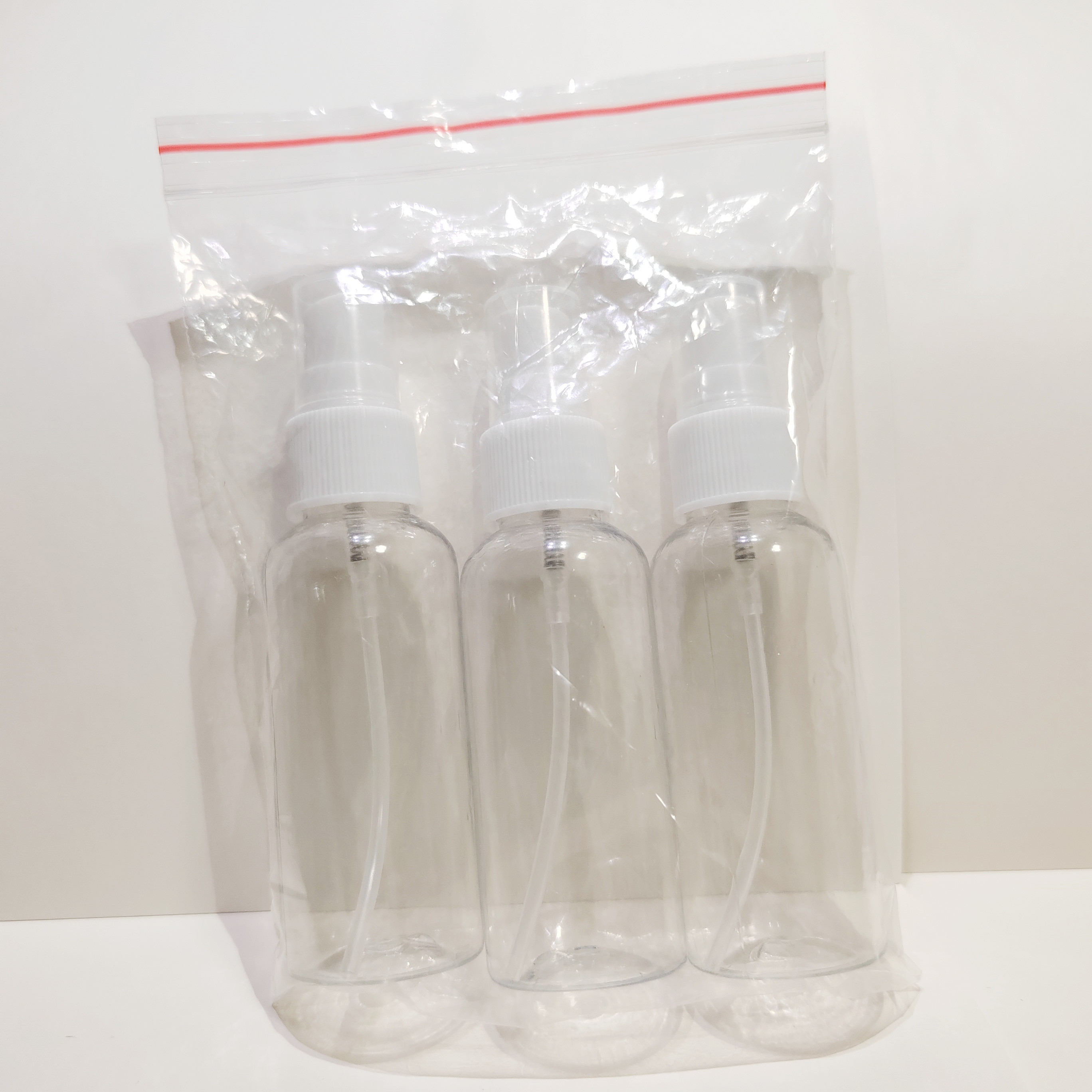 Small Refillable Clear Plastic Spray Bottles Perfect For - Temu