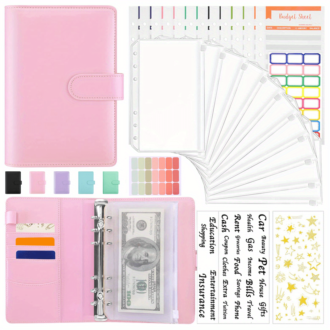 Budget Binder Buste Cerniera E Fogli Bilancio Spese Money - Temu Italy