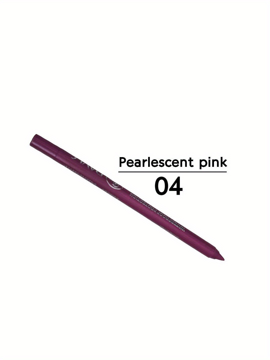 Colorful Eyeliner Pen, Eyeshadow Lip Liner Pen, Waterproof Smudge Proof Pearly Eyeliner Glue Pen