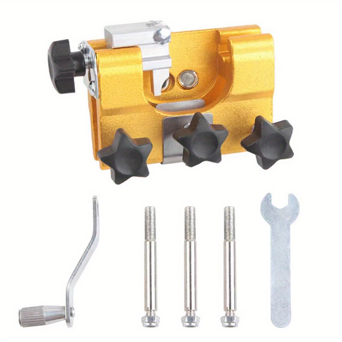 1 Set Chainsaw Sharpening Kit, Quick Chainsaw Sharpening Tool, Portable  Chainsaw Sharpener Clamp, Manual Crank Chainsaw Blade Blade, Electric  Chainsaw