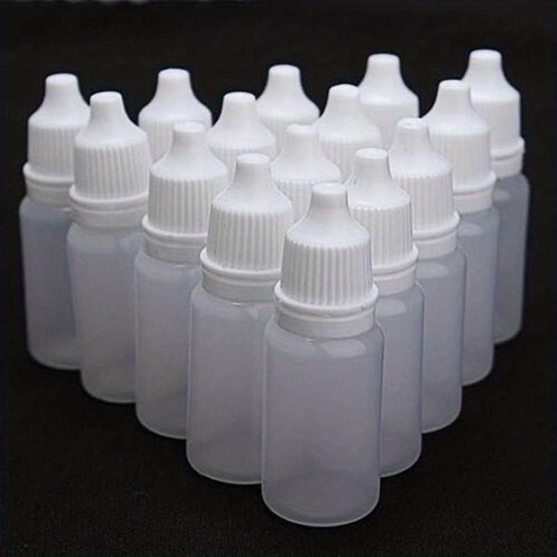 E-shop 25/50 Stück 30ml Leere Plastik Quetschflaschen Augentropfenflaschen Nachfüllbare Flaschen Reisezubehör