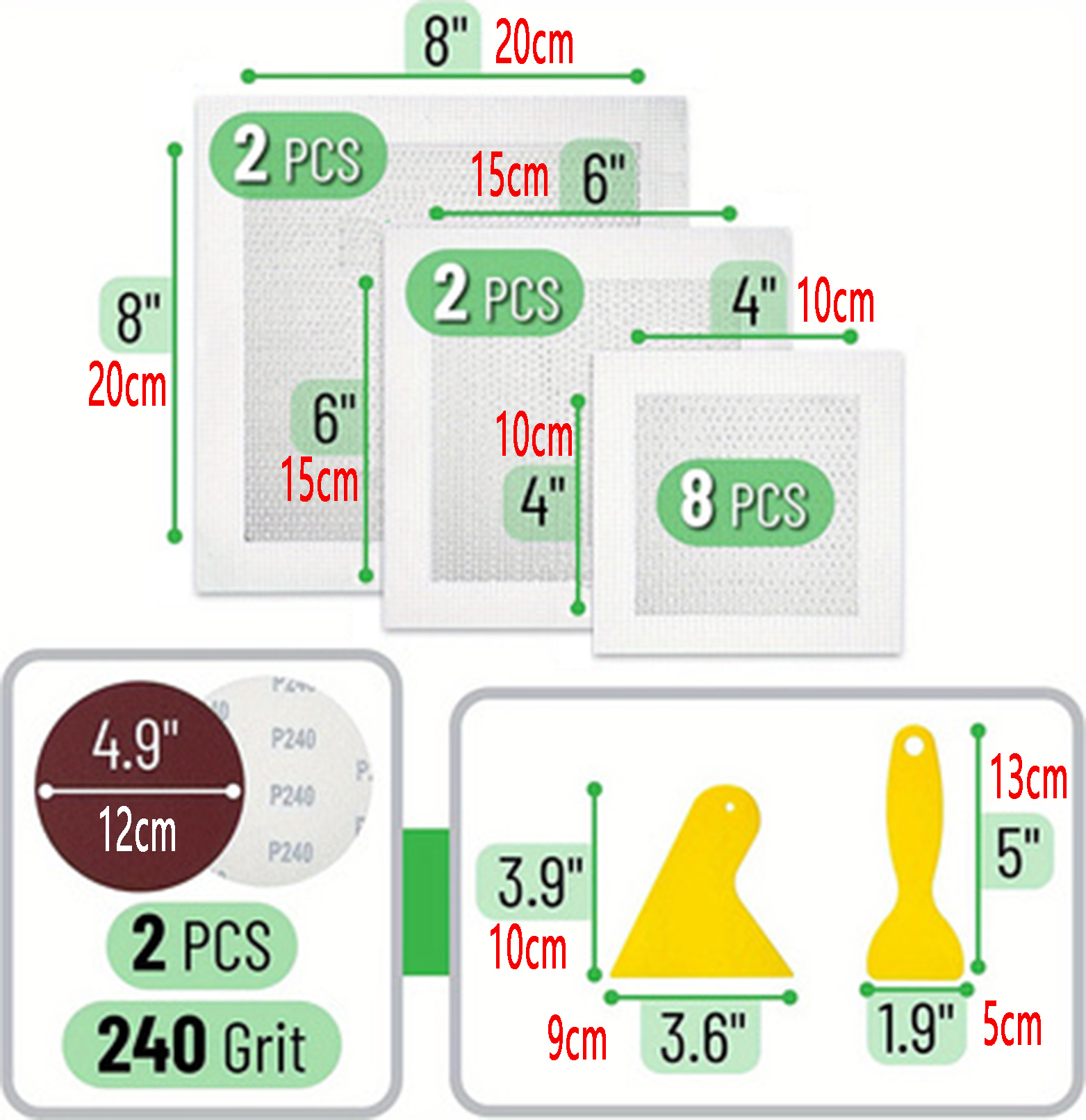 Drywall Repair Kit Dry Wall Patch Kits Wall Repair Patch Kit - Temu