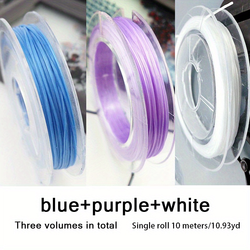 Elastic Bracelet Cords Colorful Beading Threads For Diy - Temu