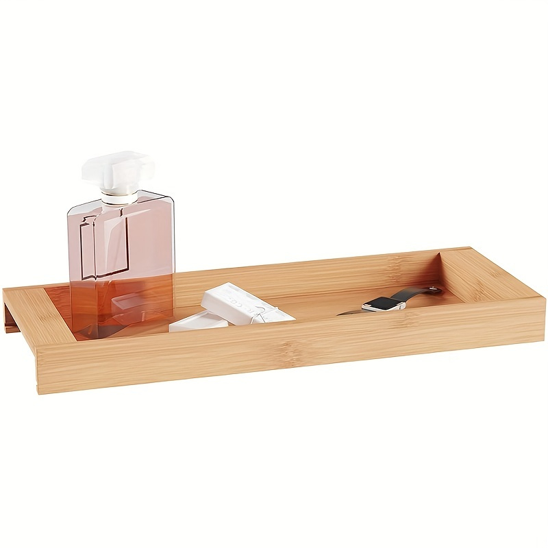 Bamboo Tray Bathroom Vanity Tray Counter Wood Small Bathroom Temu