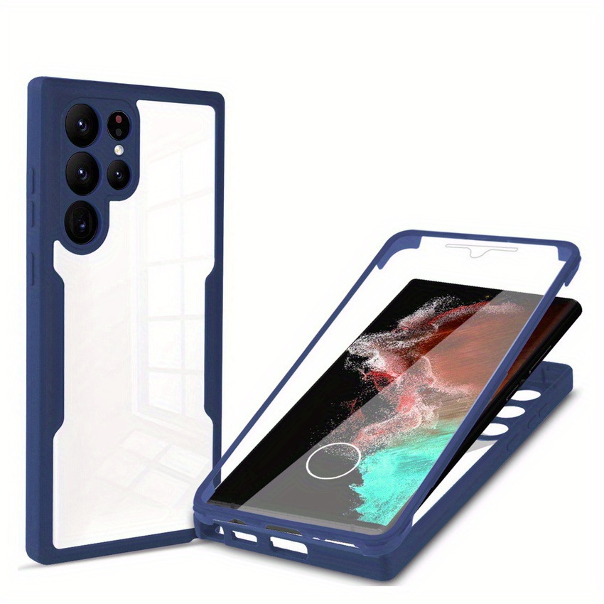 Double sided 360 Full Body Dual Layers Phone Cases Samsung Temu