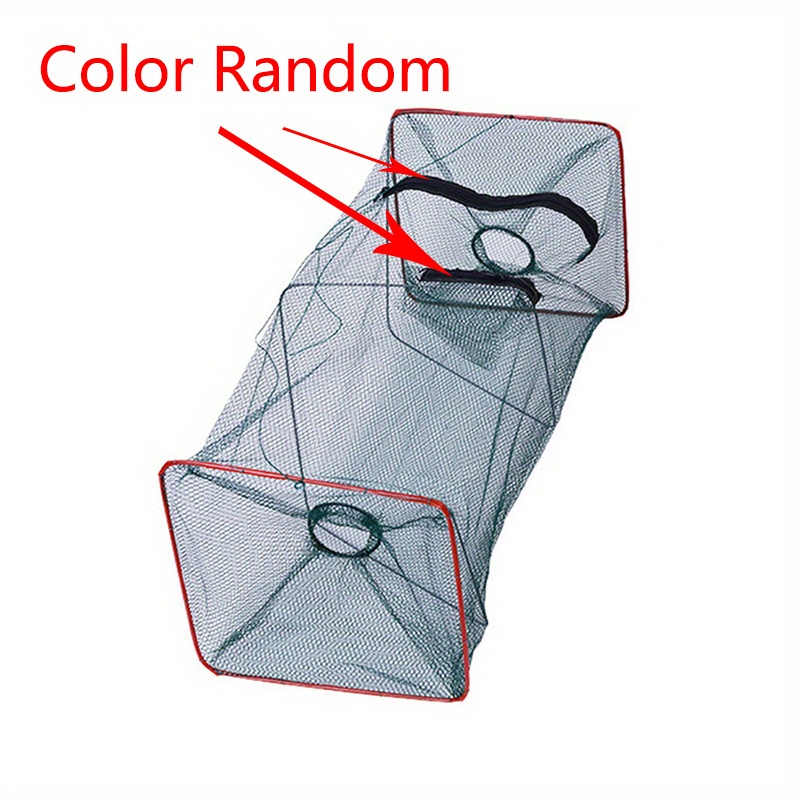 Durable and Load-Bearing Folding Fishing Bait Trap - Portable Foldable  Shrimp Cage Fish Trap Net for Crab and Crayfish