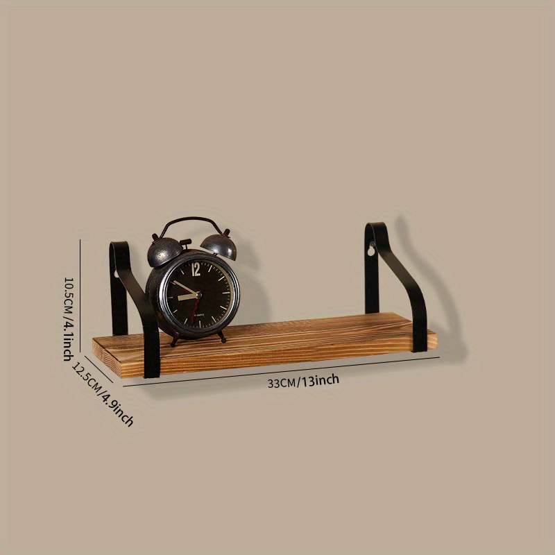 Rustic Wall Mounted Storage Shelf for Bedroom Living Room Bathroom Office