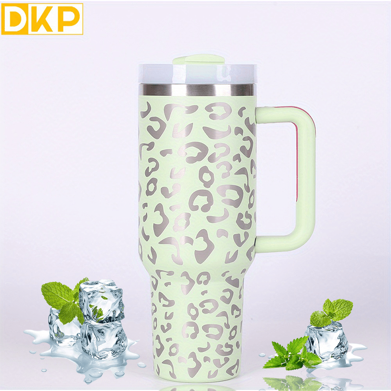 Stanley Fashion 30oz/40oz Tumbler With Handle Leopard Tumbler With Straw  Lids Stainless Steel Coffee Tumbler Termos Cup Car Mugs - AliExpress