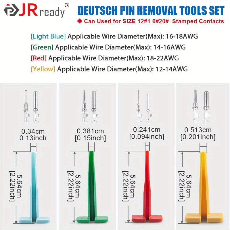 Jrready Deutsch Pin Extractor Tool For 16#12#20# - Temu Germany