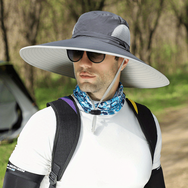 Outdoor Waterproof Bucket Hat Solid Color Wide Brim Unisex - Temu