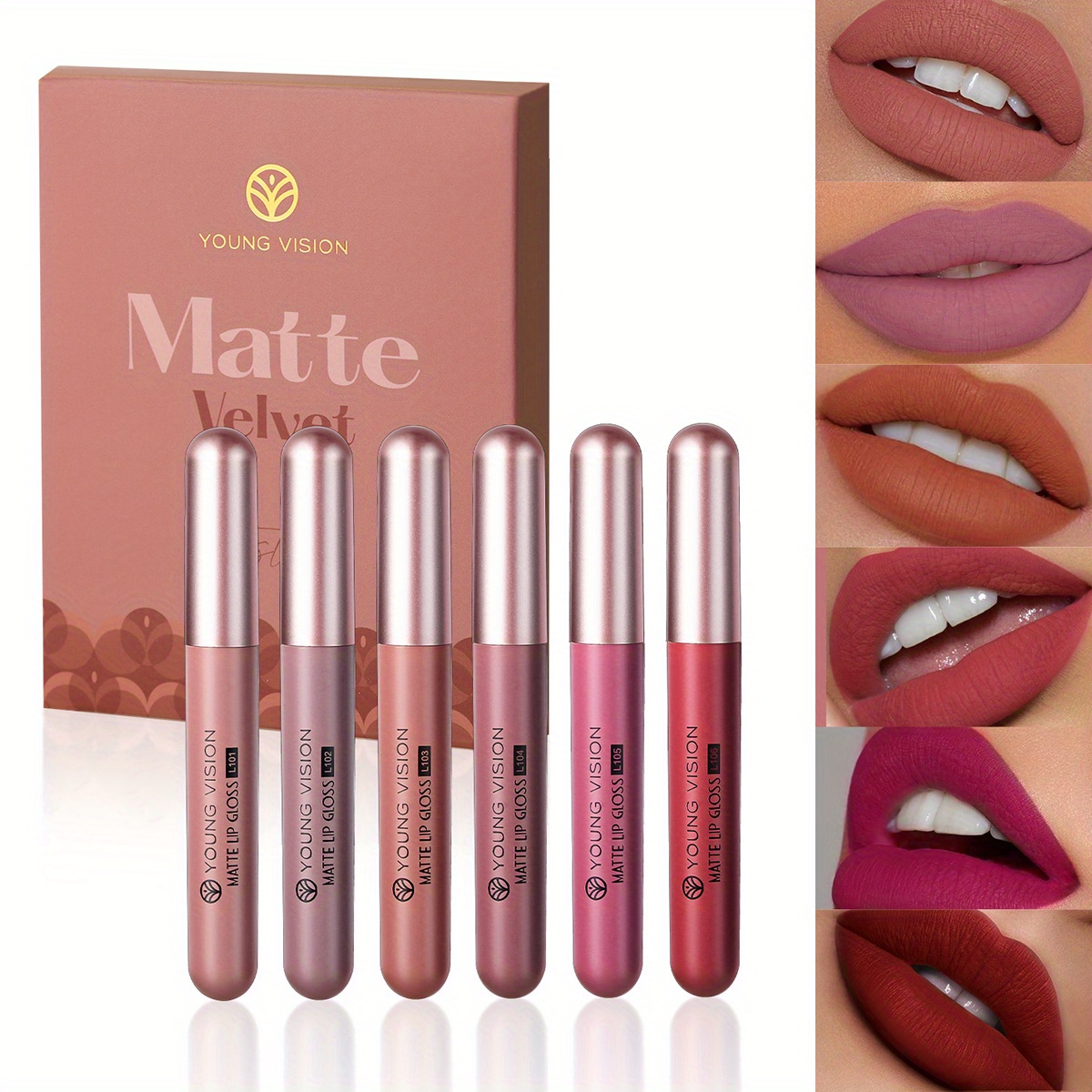  For Cat Matte Liquid Lipstick Velvet Lip Gloss Non