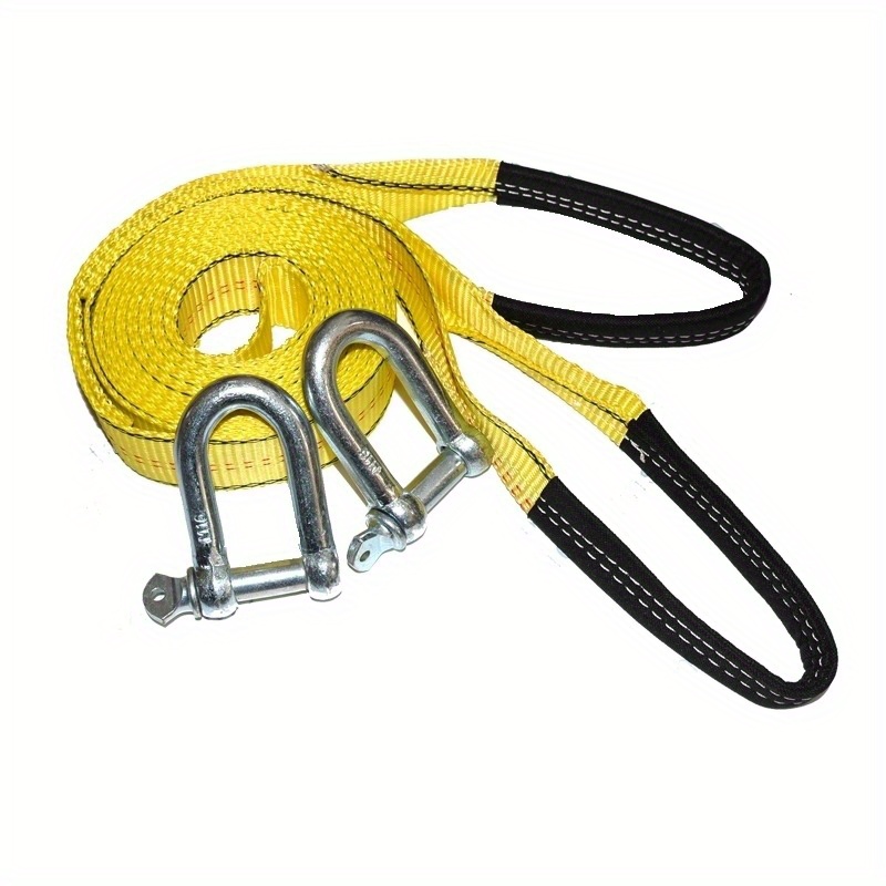 Tow Strap With Hooks Yellow Towing Strap Truck Tow Rope Atv Tow Strap For  Towing Vehicles In Roadside Towing Rope For Car Truck - AliExpress