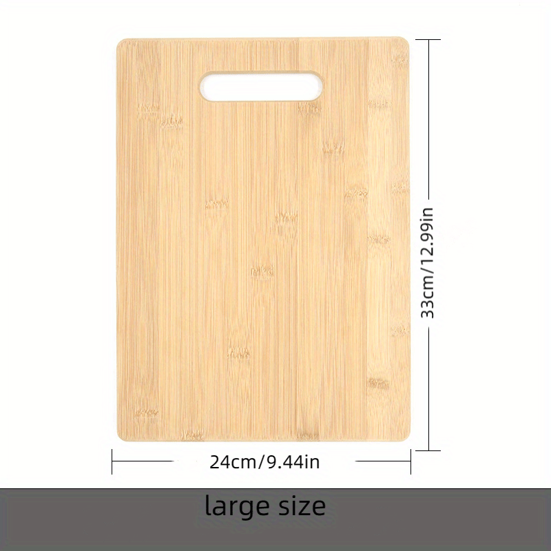 COOK WITH COLOR Bamboo Cutting Boards - Set of 3 Kitchen Cutting Board in 3  Sizes- Strong Heavy Duty Bamboo Chopping Boards for Kitchen- Square Edges