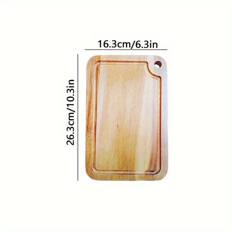 Acacia Wood Cutting Board - Small Mini Cheese Board For Kitchen - Solid  Wooden Butcher Block - Chopping And Serving Platter - Kitchen Utensils -  Apartment And College Dorm Essentials - Back To School Supplies - Temu