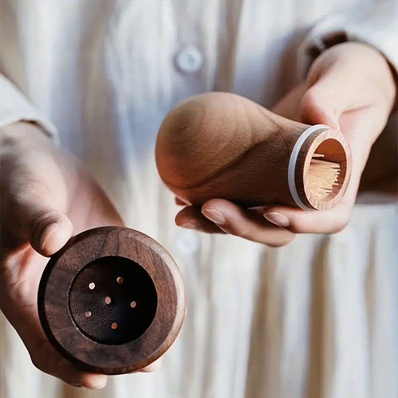 Porta Stuzzicadenti A Fungo In Legno 1pc Per La Decorazione - Temu Italy