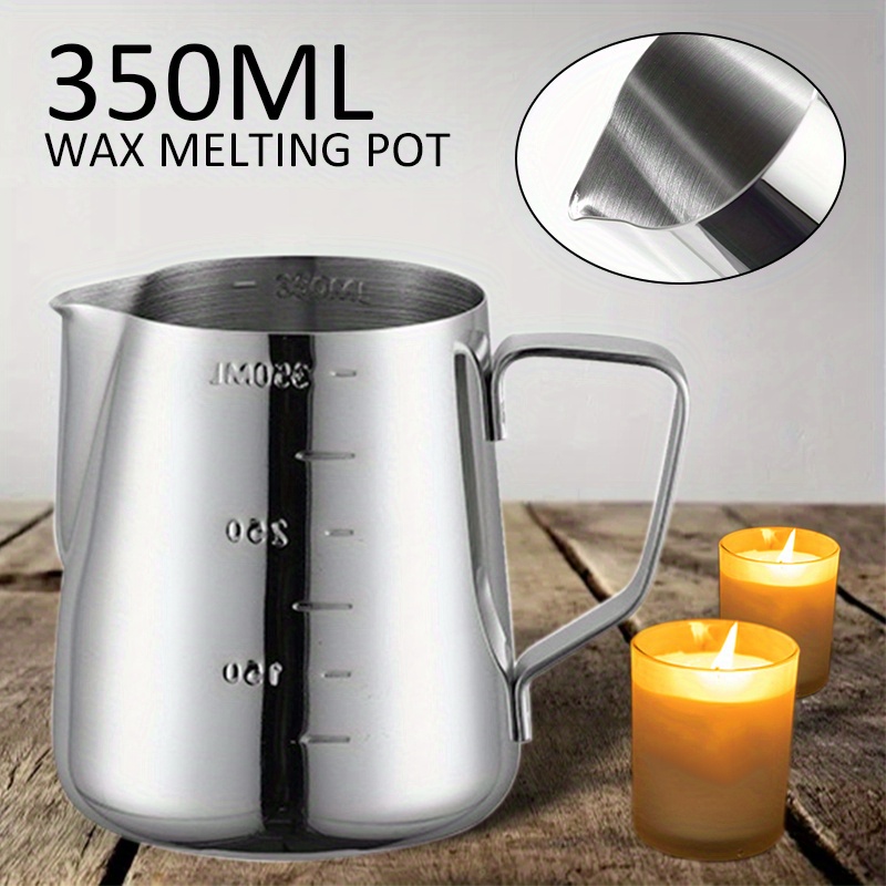 18.6oz Stainless Steel Candle Making Pot With Scale Drawing Cup With  Stirring Spoon