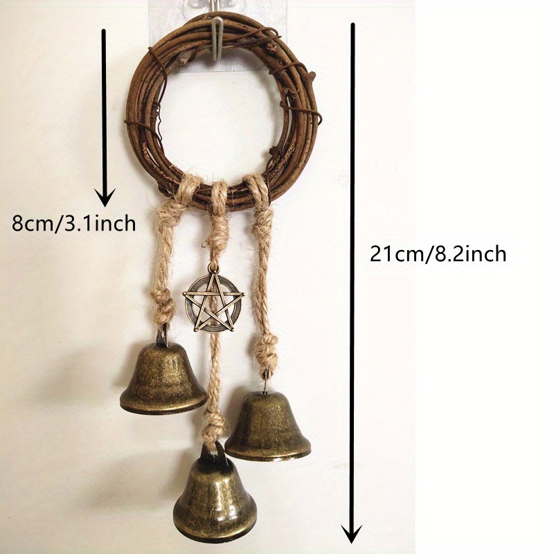 Witch Bells Wind Chimes Twine Walls Hanging Door Handle Blessing
