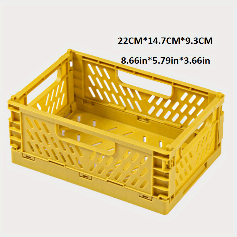 1pc Plastic Storage Basket For Desktop Snacks And Small Items