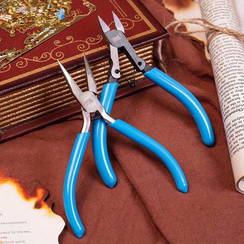 3D Metal Puzzle Manual Making Tool Kit Needle Nose Pliers Styling Pliers  Scissors Metal Assembly Model Tools Tweezers Pincers - AliExpress