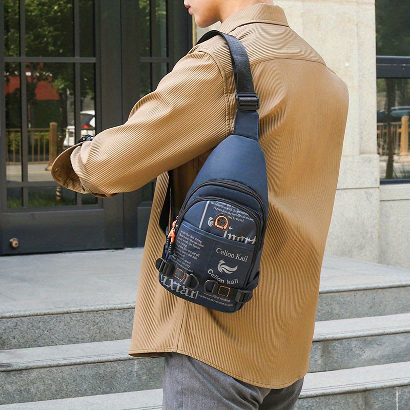Multipurpose Waterproof Crossbody Bag Men Casual Outdoor - Temu