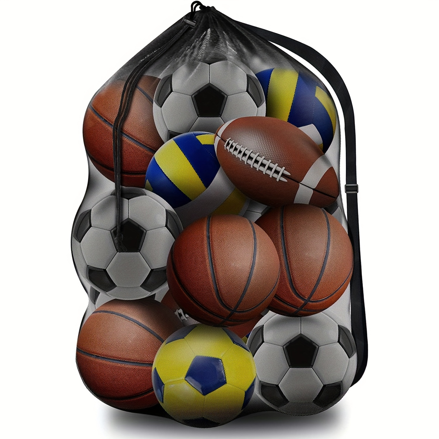 Durable Basketball Bag Net Pocket Perfect Outdoor Sports - Temu