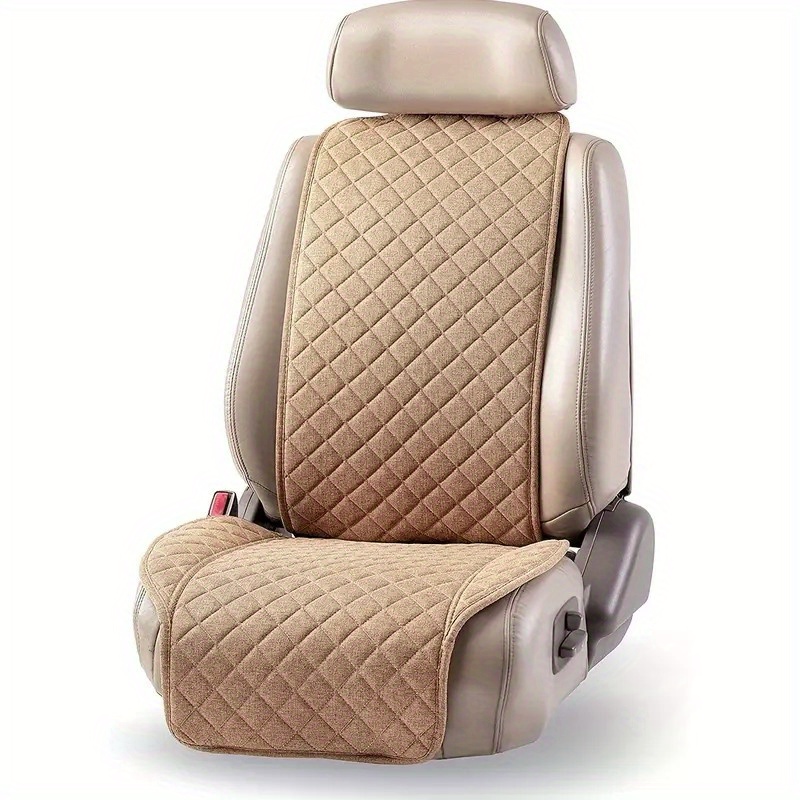 SPRINGOS Funda de asiento de coche Alfombra de asiento de coche 51 x 122 cm  Protector universal acolchado Funda de asiento antideslizante Impermeable