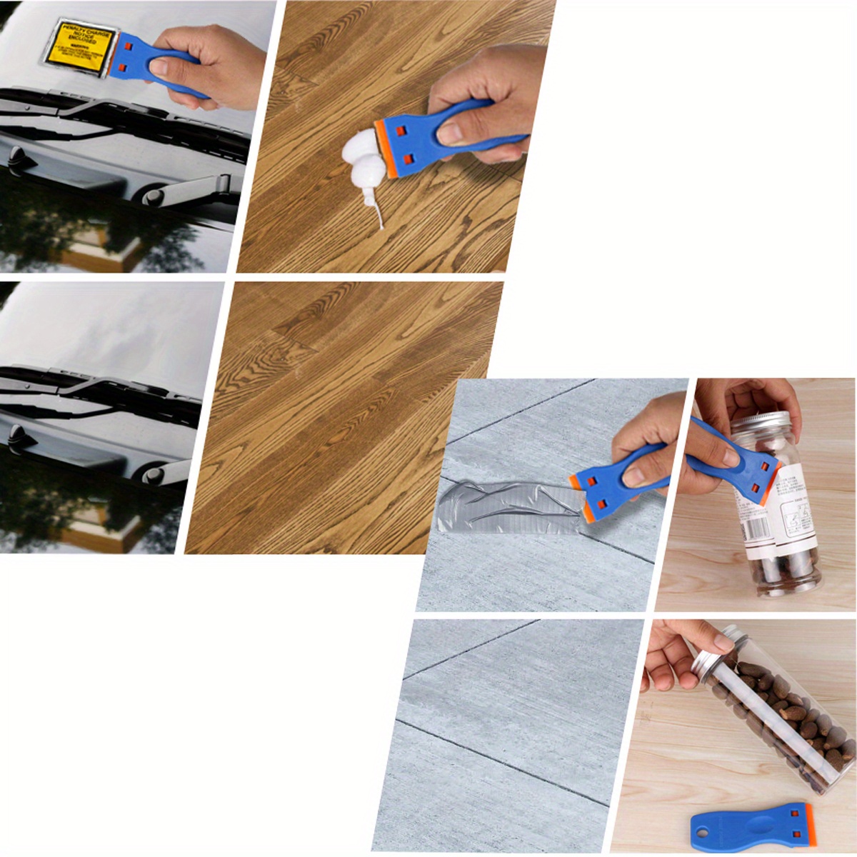 Plastic Razor Blade Scraper Blades Remove Label Decal Tool Temu