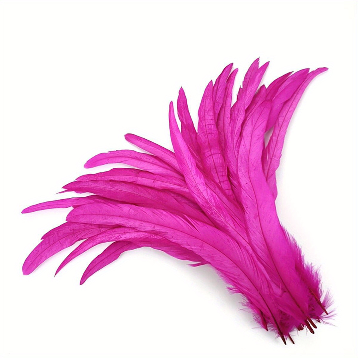 Jeniorr 100Pcs/Lot Colorful Rooster Feathers for Decoration 25-35cm 10-14  Natural Pheasant Feather Crafts Carnival Decorative - 30-35cm 12-14inch