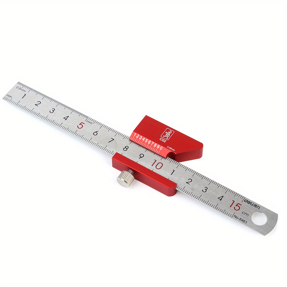 Upgrade Your Woodworking With A 45/90 Degree Steel Ruler - Temu