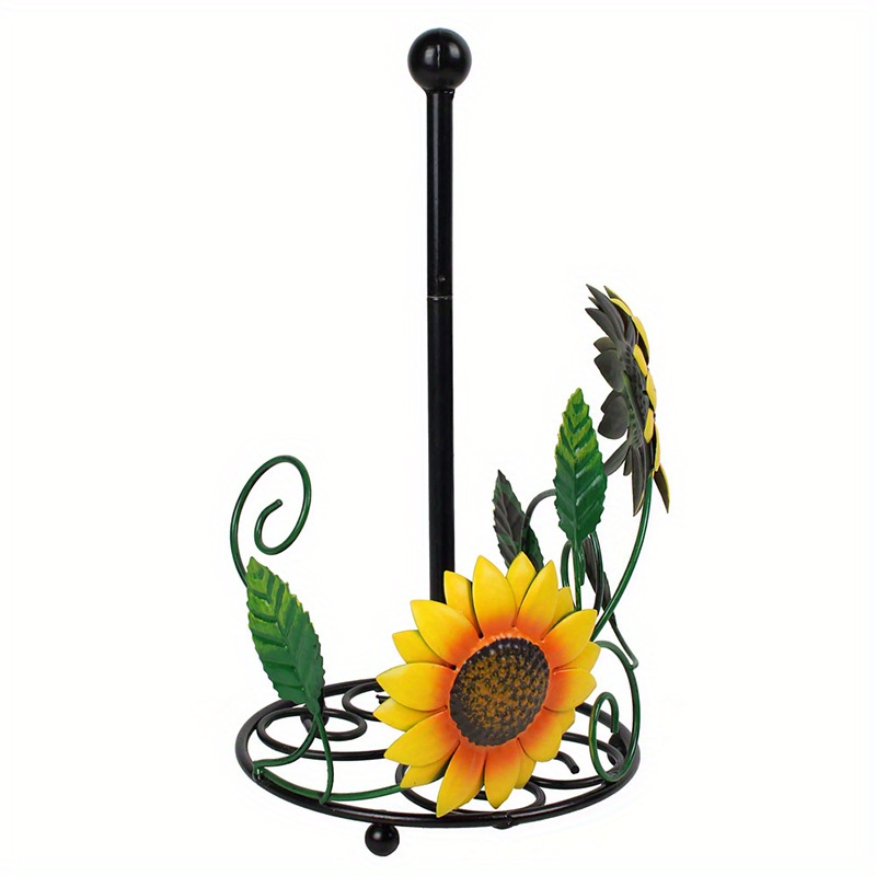 Sunflower Flower Kitchen Tissue Holder, Tissue Holder, Creative Household  Storage Rack, Roll Paper Holder Shelf, Bathroom Tissue Holder, Roll Paper  Storage Rack, Punch-free Towel Bar, Kitchen And Bathroom Accessories - Temu