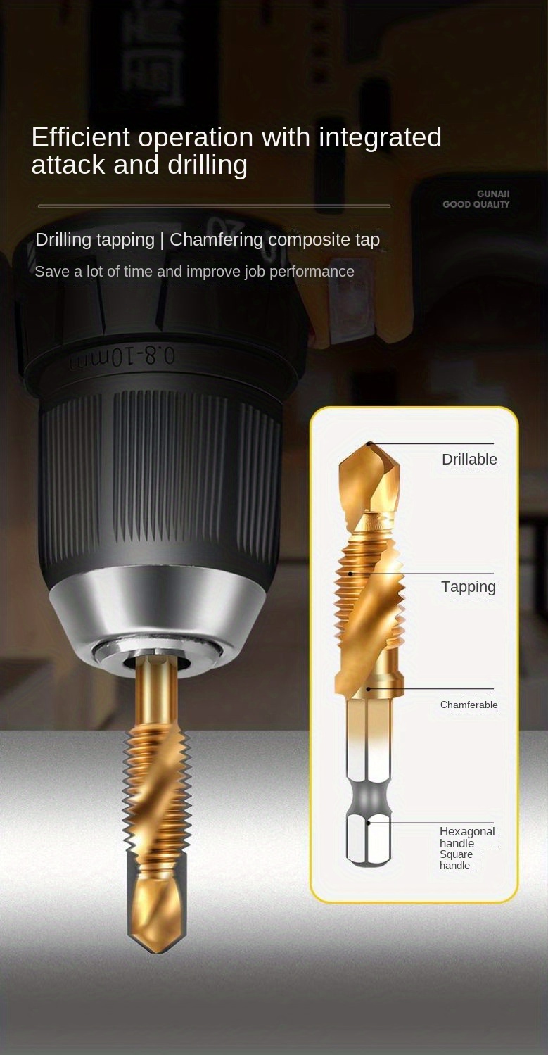 Drilling one Machine Tap Self tapping Drill Bit Temu Canada