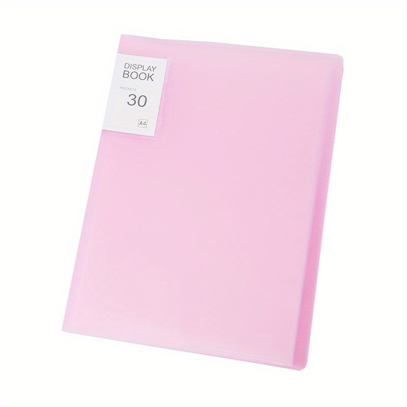 2pcs A3 Plastic Sleeves Clear Pockets Photo Album 30 Pages