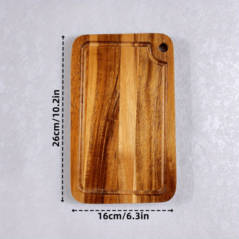 Acacia Wood Cutting Board Portable Chopping Board Kitchen - Temu