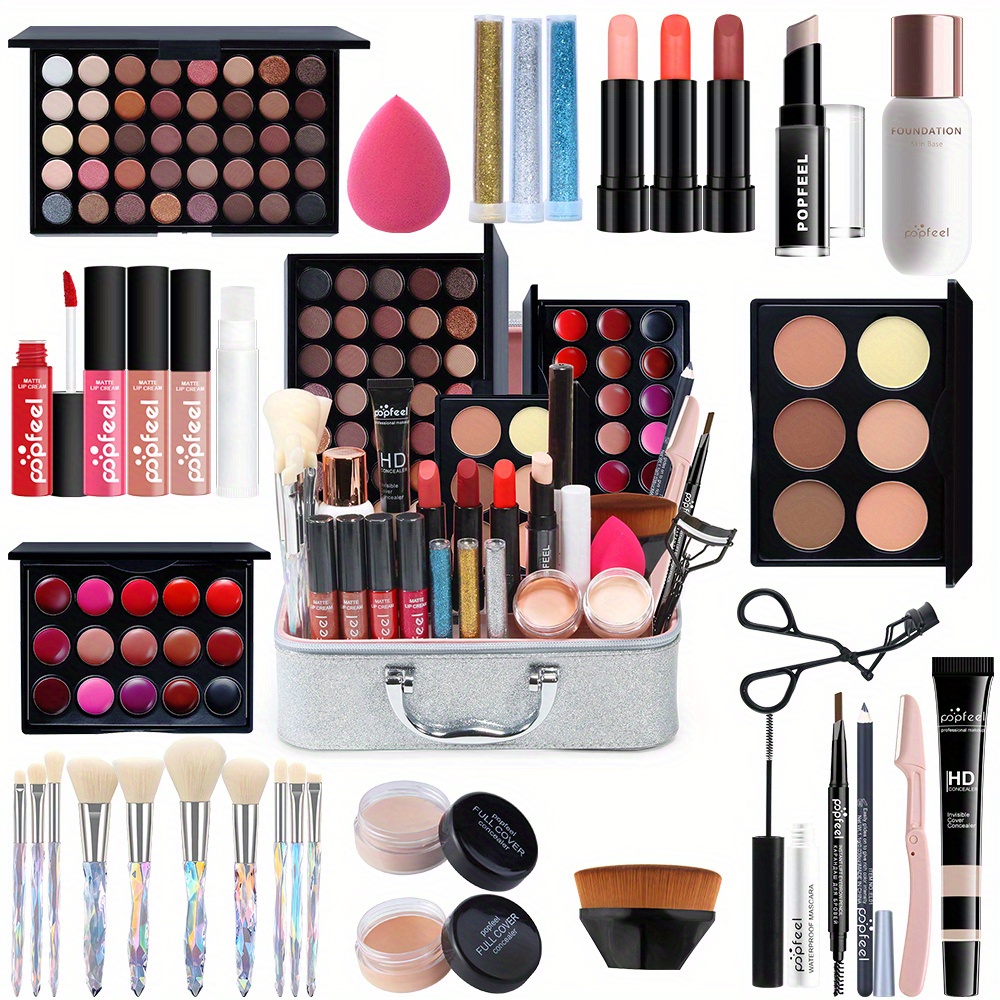 TM! Teen Tween Glam Makeup Book Compact Cosmetic Beauty Gloss Blush Shadow  NEW!