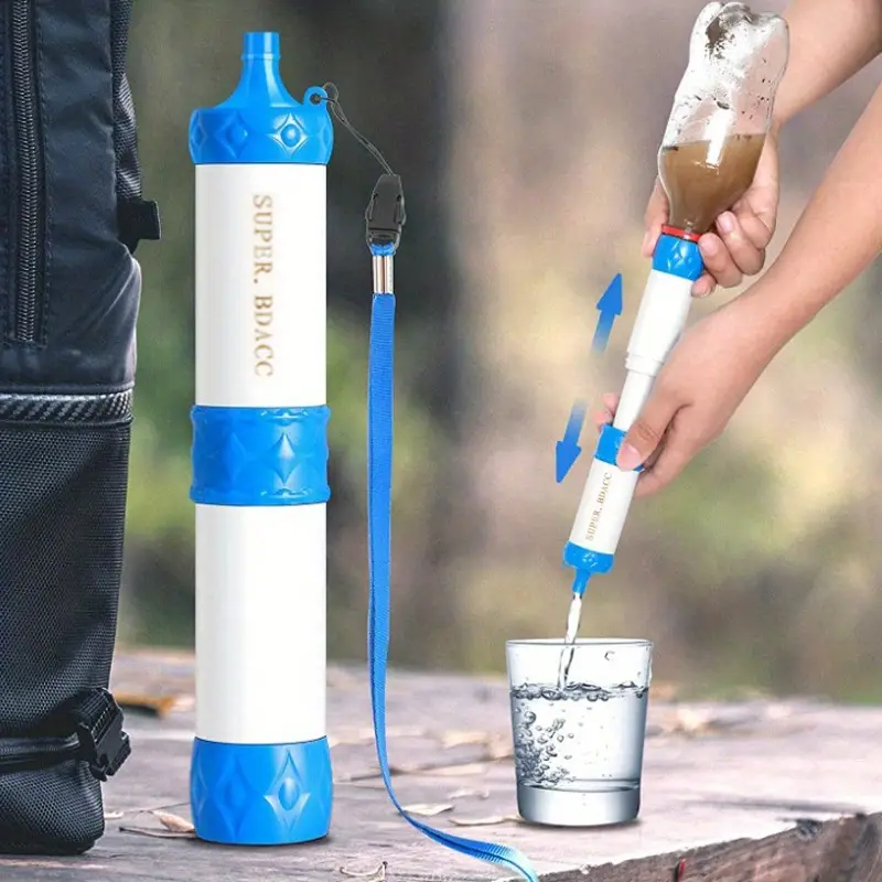 Outdoor Survival Water Filter Straw Purifier For Outdoor Emergency Camping Hiking details 2