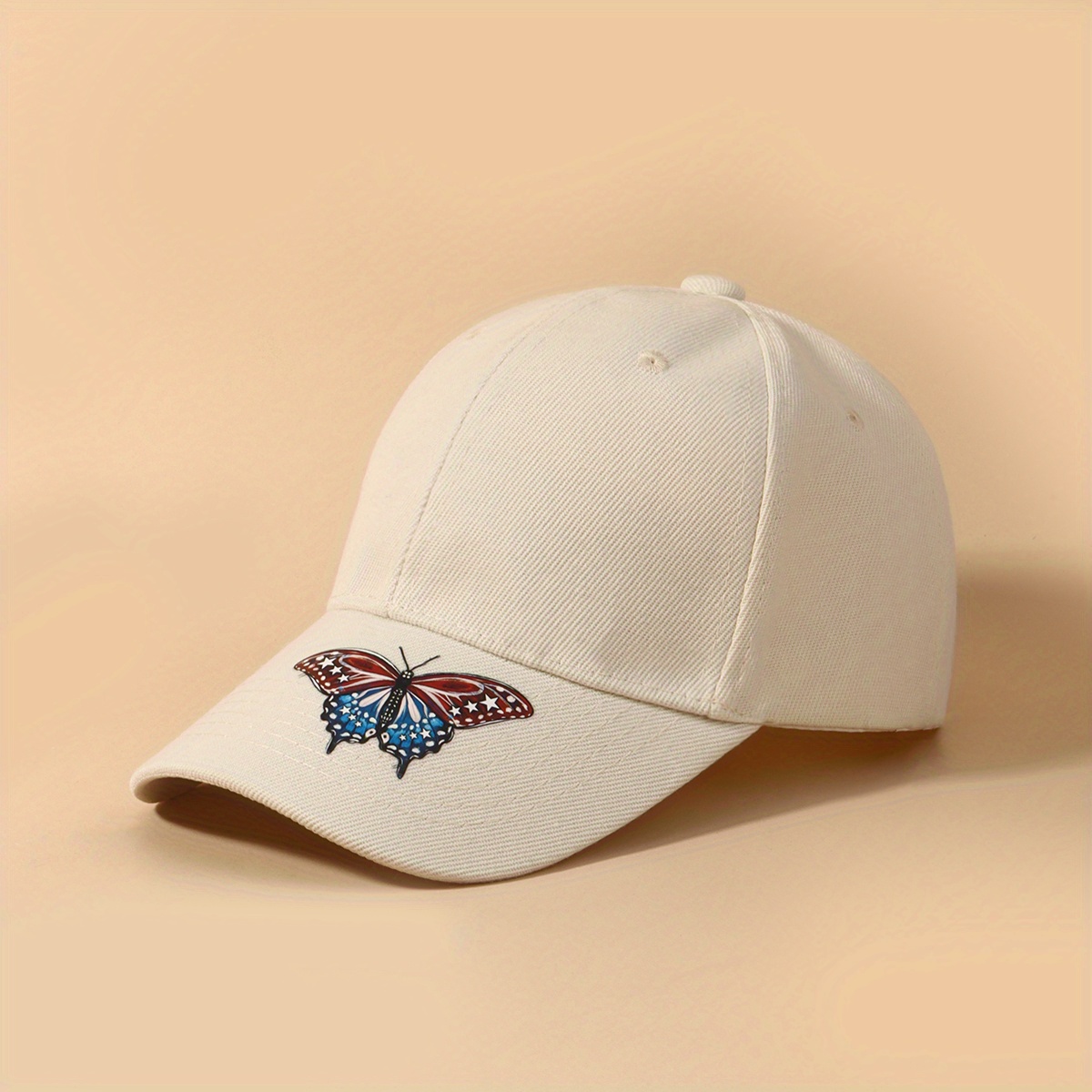 Flag Butterfly Baseball Cap Printed Dad Hat Independence Sun Hats