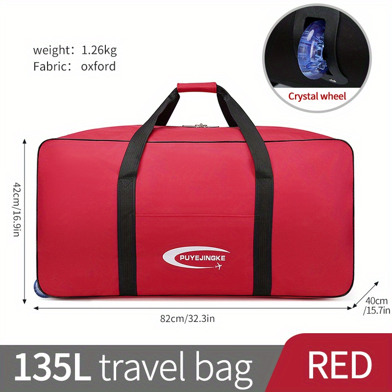 Oxford Cloth Moving And Packing Bag Travel Luggage Bag Large - Temu