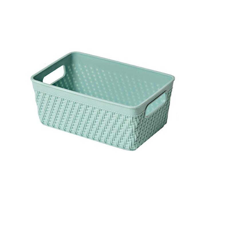 Large PP Woven Plastic Storage Basket with Lid, Storage Box