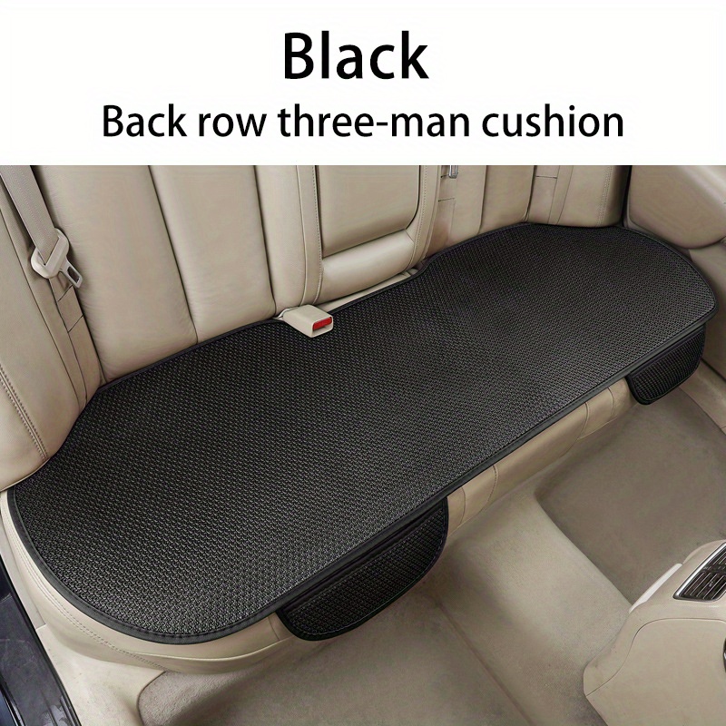 New Cartoon Bear Car Seat Cushion Pad Cellular Seat Covers Four Season  Universal Breathable Anti Slip Ice Silk Auto Cushion Set