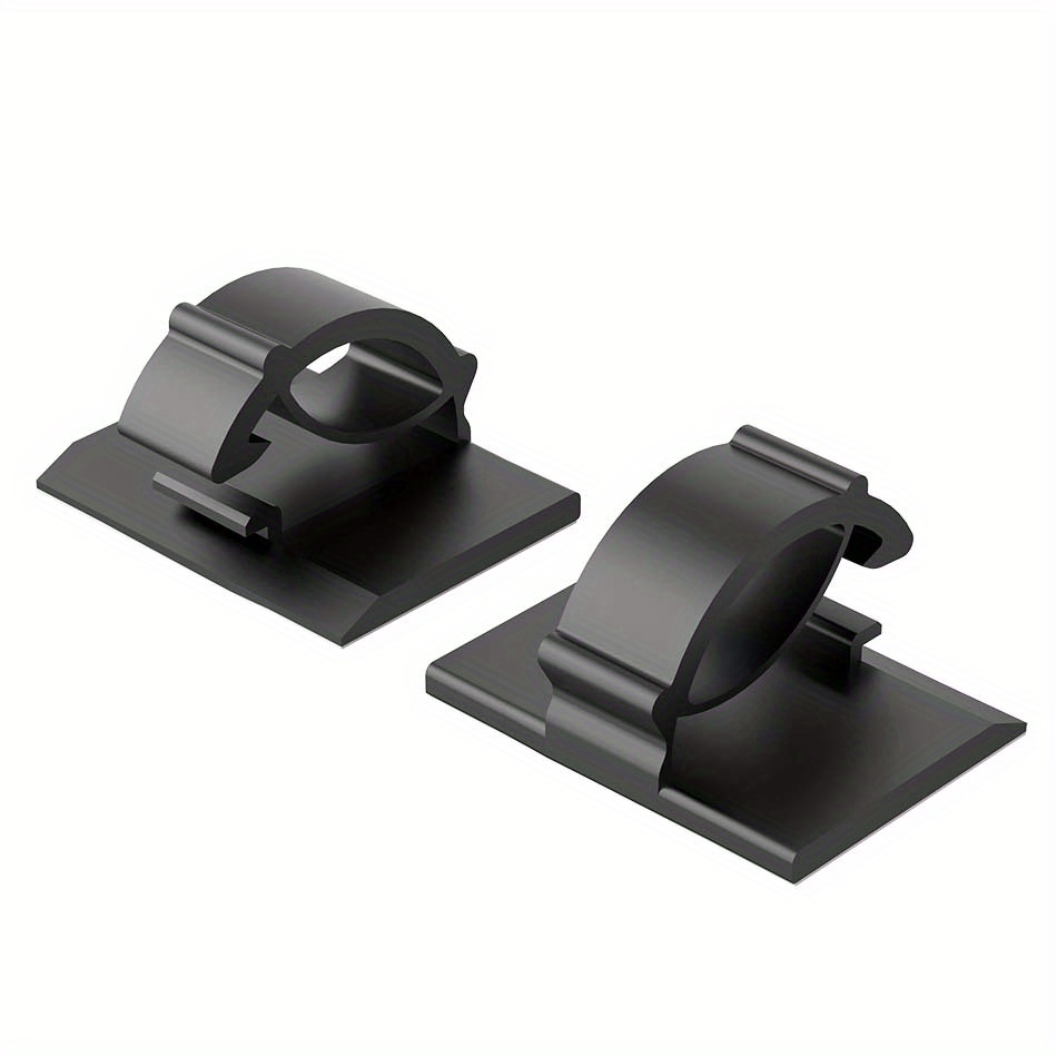 30pcs Self-Adhesive Cable Clips - Keep Your Cords Organized & Out of Sight!