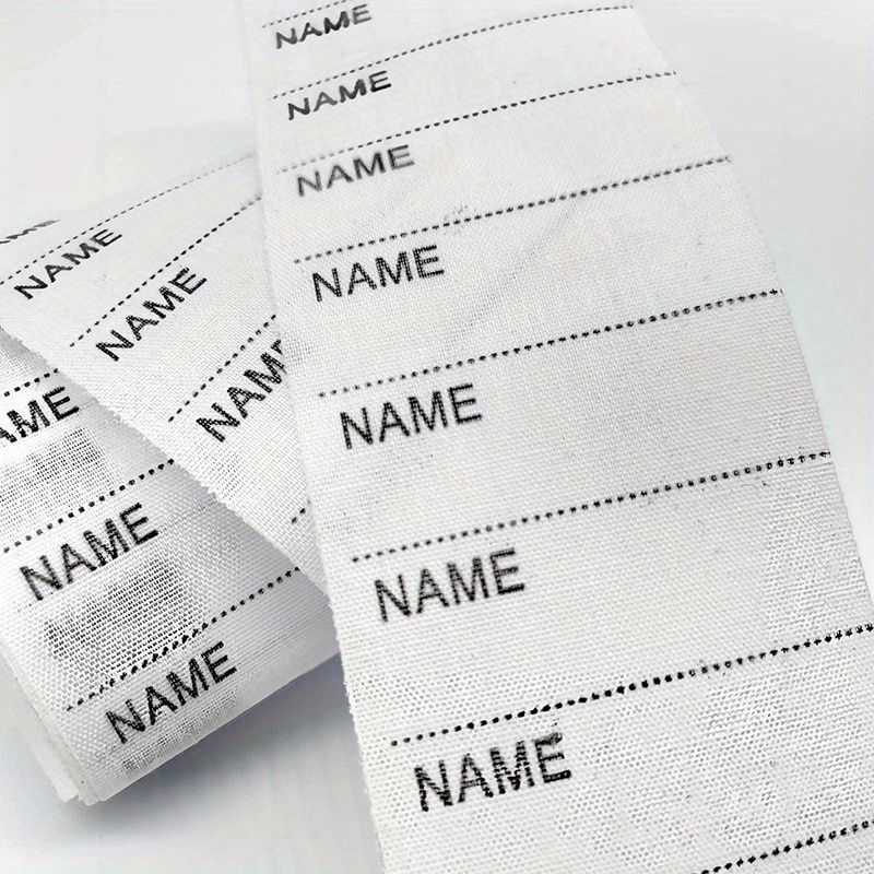 Personalized Clothing Labels Roll Iron-On Garment Fabric Tags Multi-Purpose Mark Clothes Labels for Kids Baby Children, Size: 200 cm