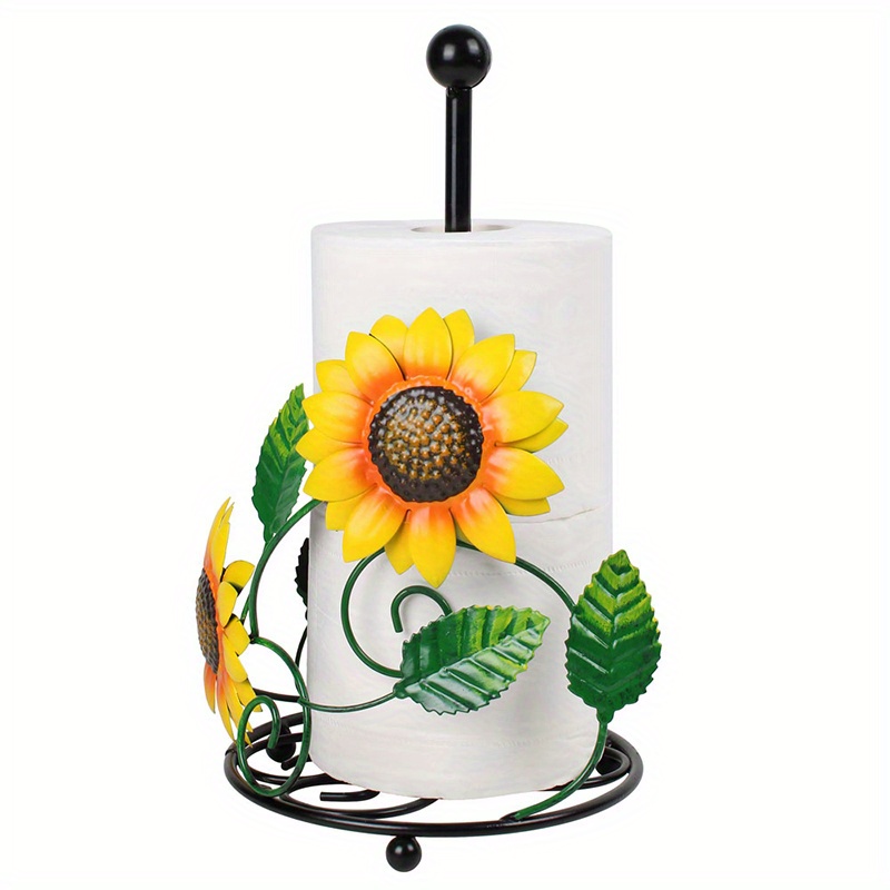 popular     sunflower metal napkin holder   home kitchen dining decor holder details 5