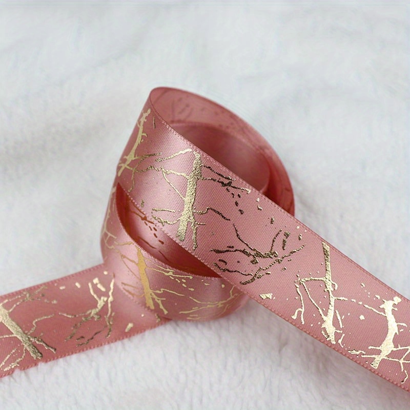 25 Yard Gold Silk Satin Ribbon Christmas Wedding Gift Wrapping