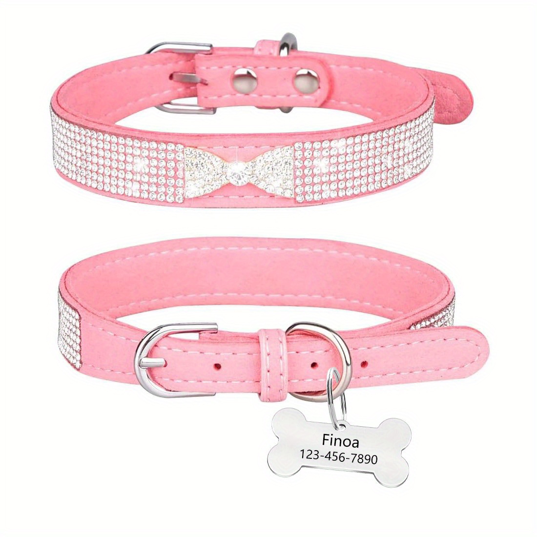 Sparkly dog collar and hot sale lead