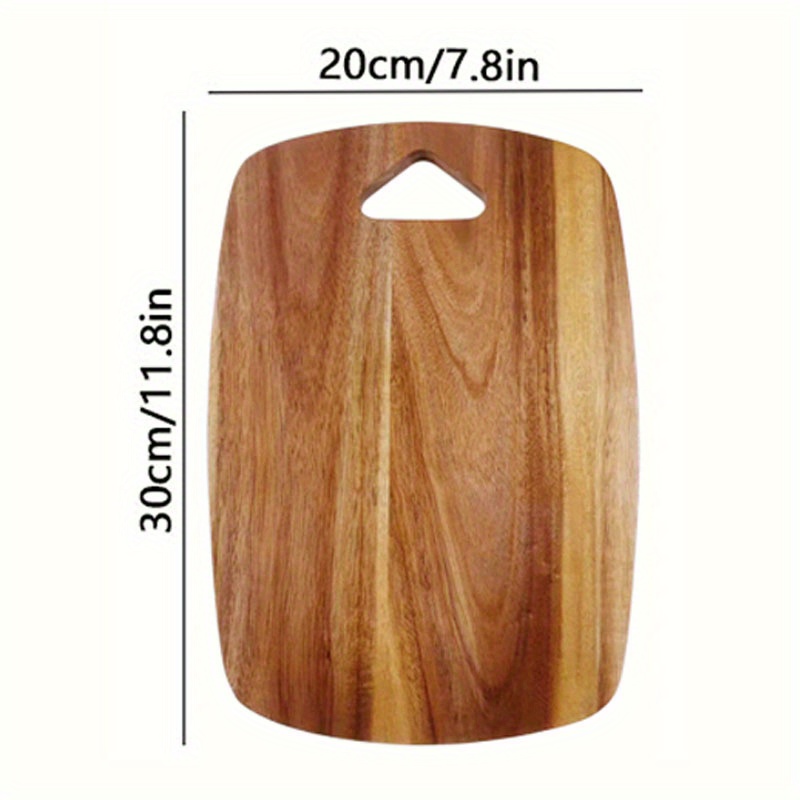 Wooden Cutting Board With Juice Slot Small Mini - Temu